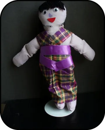 Handmade doll: Barbara