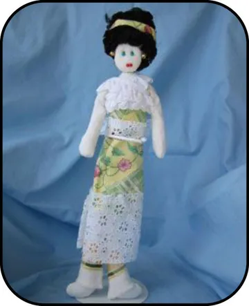 Handmade doll: Catherine A. Turner
