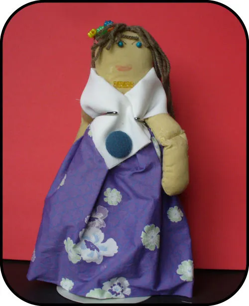 Handmade doll: Charity