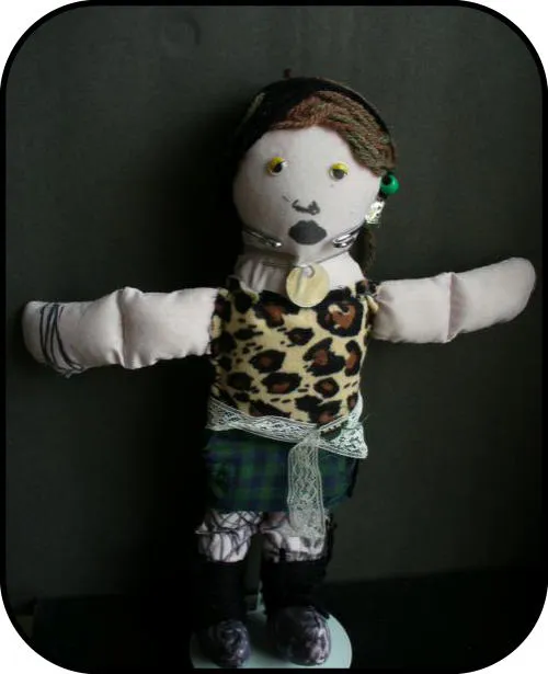 Handmade doll: Raven