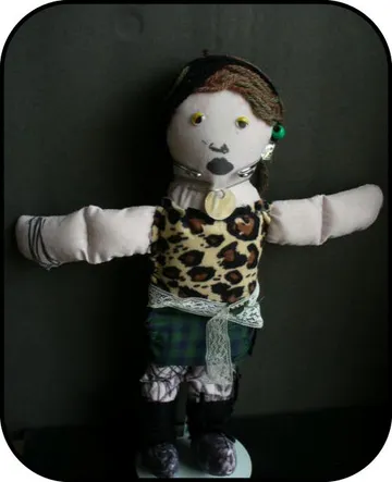 Handmade doll: Raven