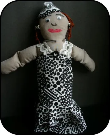 Handmade doll: Sarah Lee