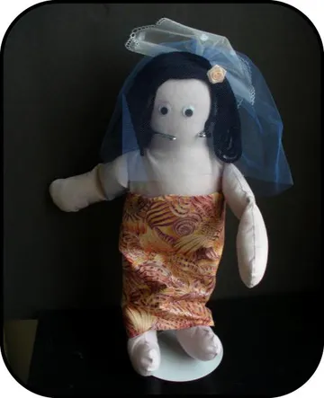 Handmade doll: Peace and Love