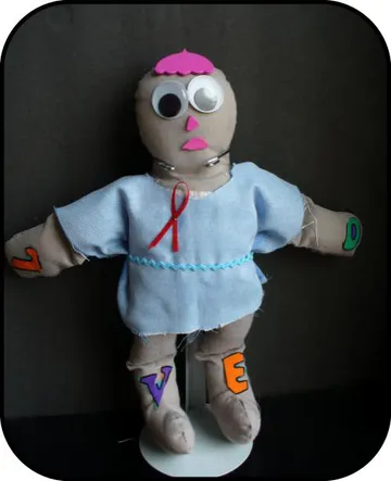 Handmade doll: Love
