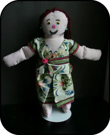 Handmade doll: Smiley