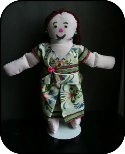 Handmade doll: Smiley