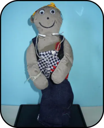 Handmade doll: "A Strong Woman, with Purpose"