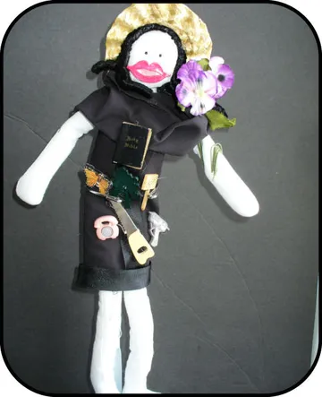 Handmade doll: Faith, Hope & Courage