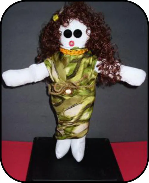 Handmade doll: Lady
