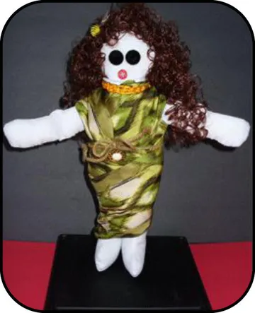 Handmade doll: Lady