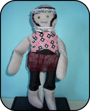 Handmade doll: I, too Sing America