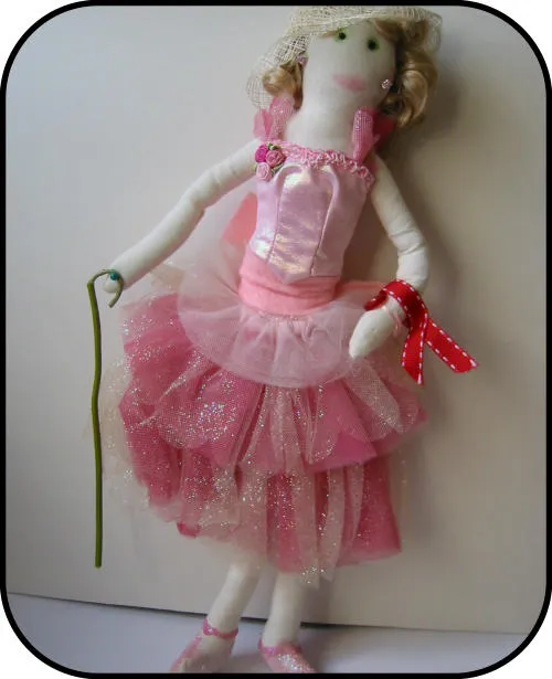 Handmade doll: Pink Lady