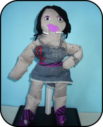 Handmade doll: Toni G.