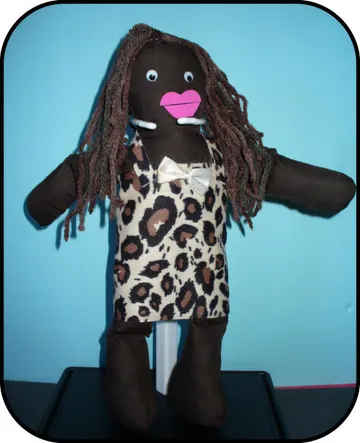 Handmade doll: Paige