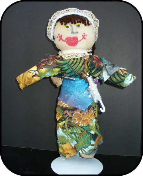 Handmade doll: Evelyn Rose