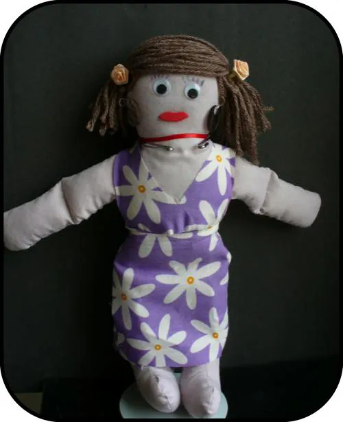 Handmade doll: How do you like me Now?