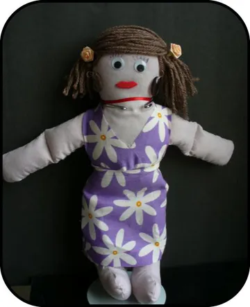 Handmade doll: How do you like me Now?